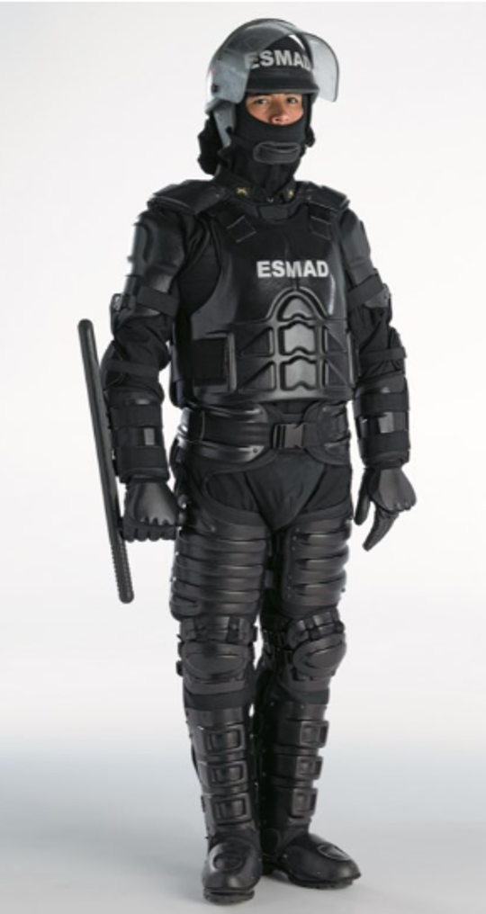 Kit protección corporal oficial